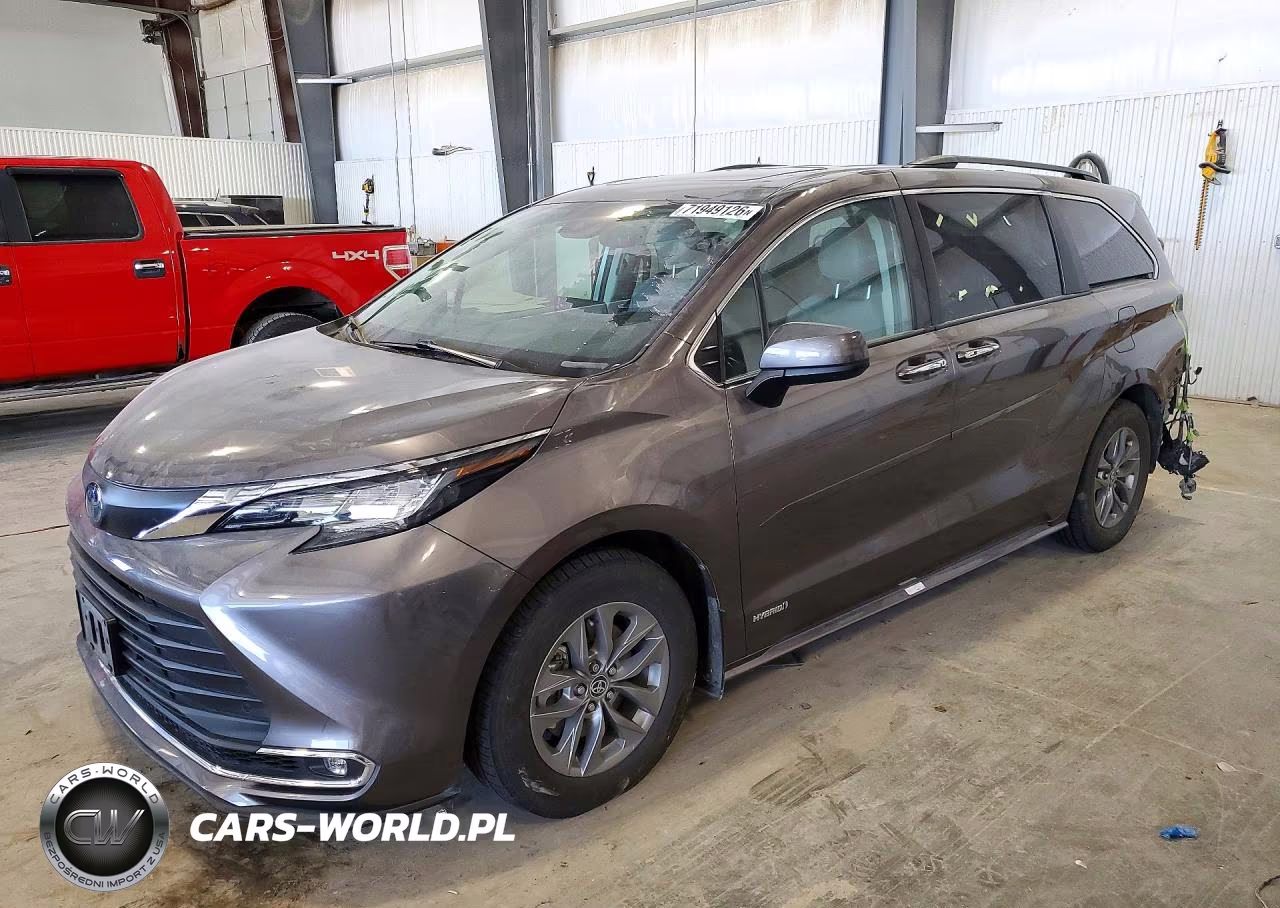 2021 Toyota Sienna Xle VIN:5TDJRKEC8MS037535 - 1