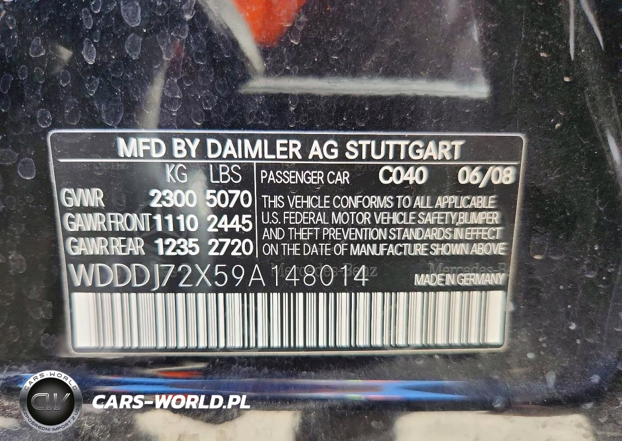 2009 Mercedes-Benz Cls-Class Cls550 VIN:WDDDJ72X59A148014 - 12