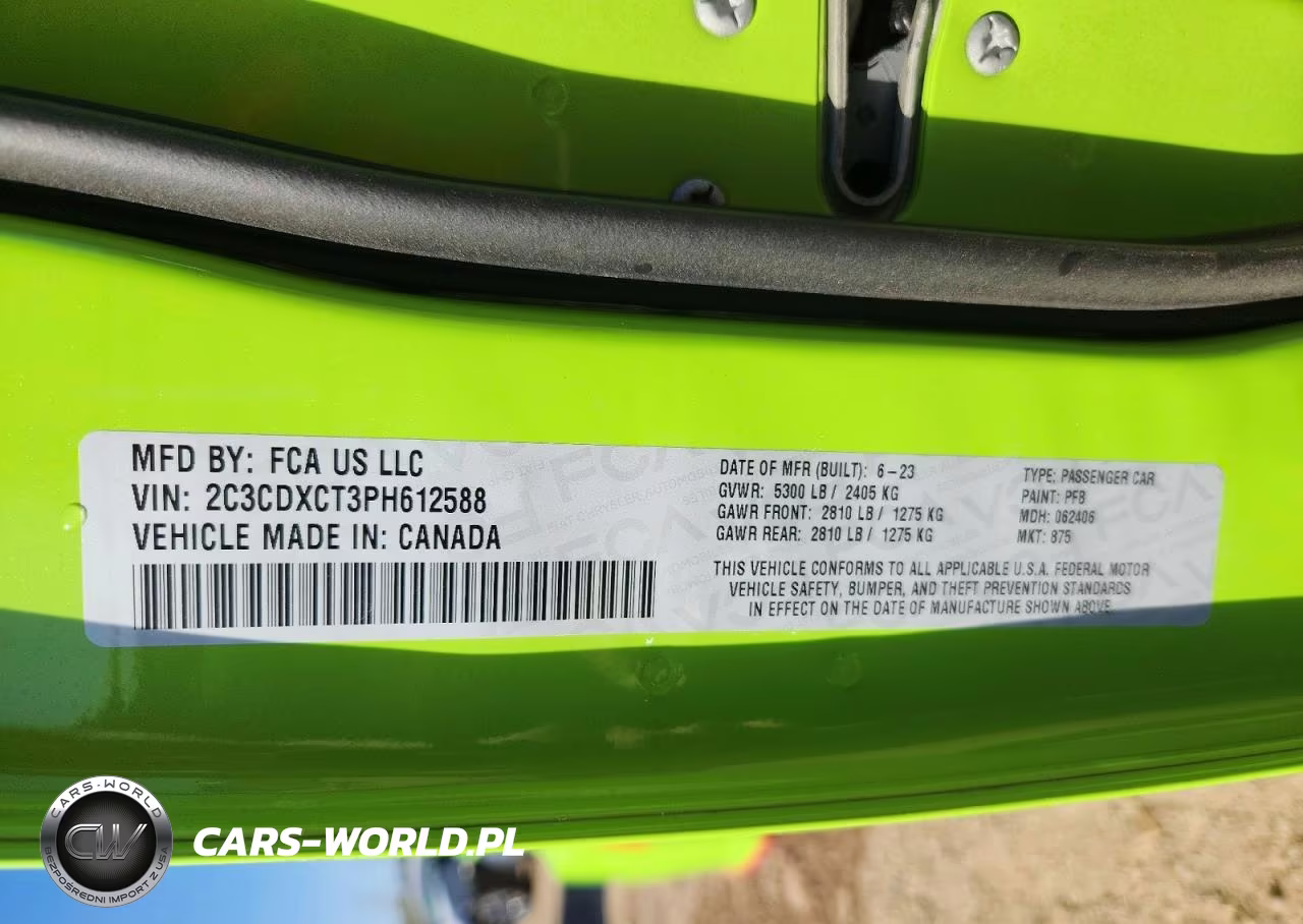 2023 Dodge Charger R-T VIN:2C3CDXCT3PH612588 - 12