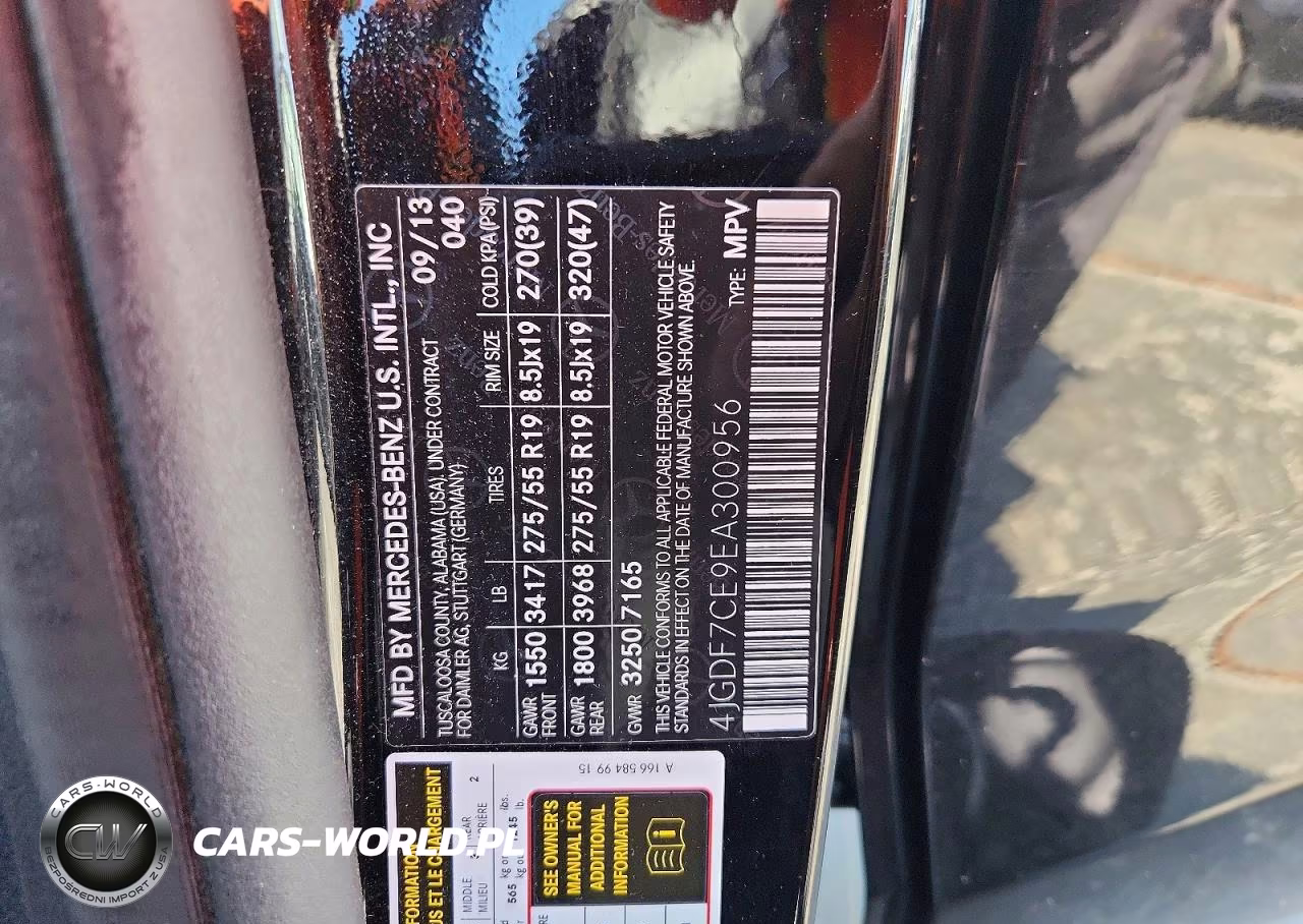 2014 Mercedes-Benz Gl 450 4Matic VIN:4JGDF7CE9EA300956 - 13
