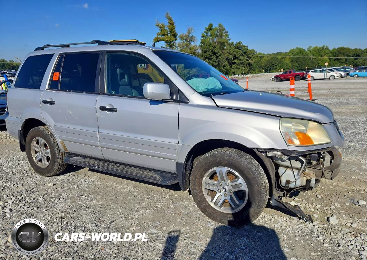 2004 Honda Pilot Exl VIN:2HKYF18554H532506 - 4