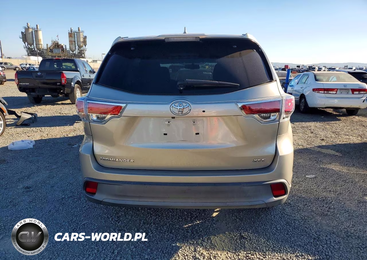 2014 Toyota Highlander Xle VIN:5TDKKRFH1ES036014 - 6