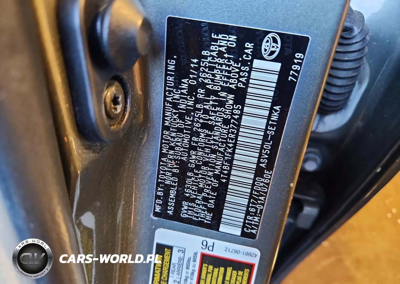 2014 Toyota Camry Le VIN:4T4BF1FK4ER377485 - 13