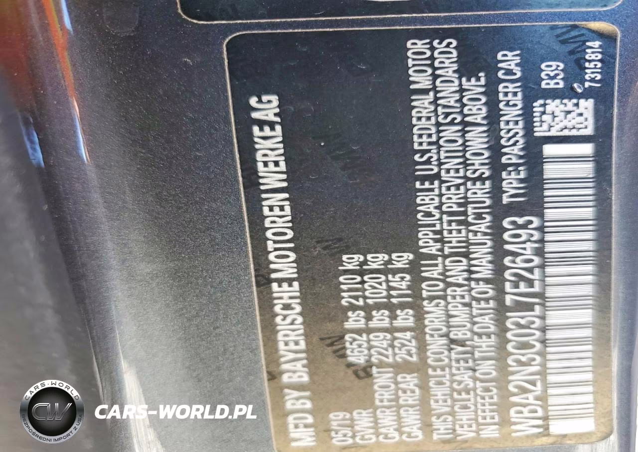 2020 BMW M240Xi VIN:WBA2N3C03L7E26493 - 12