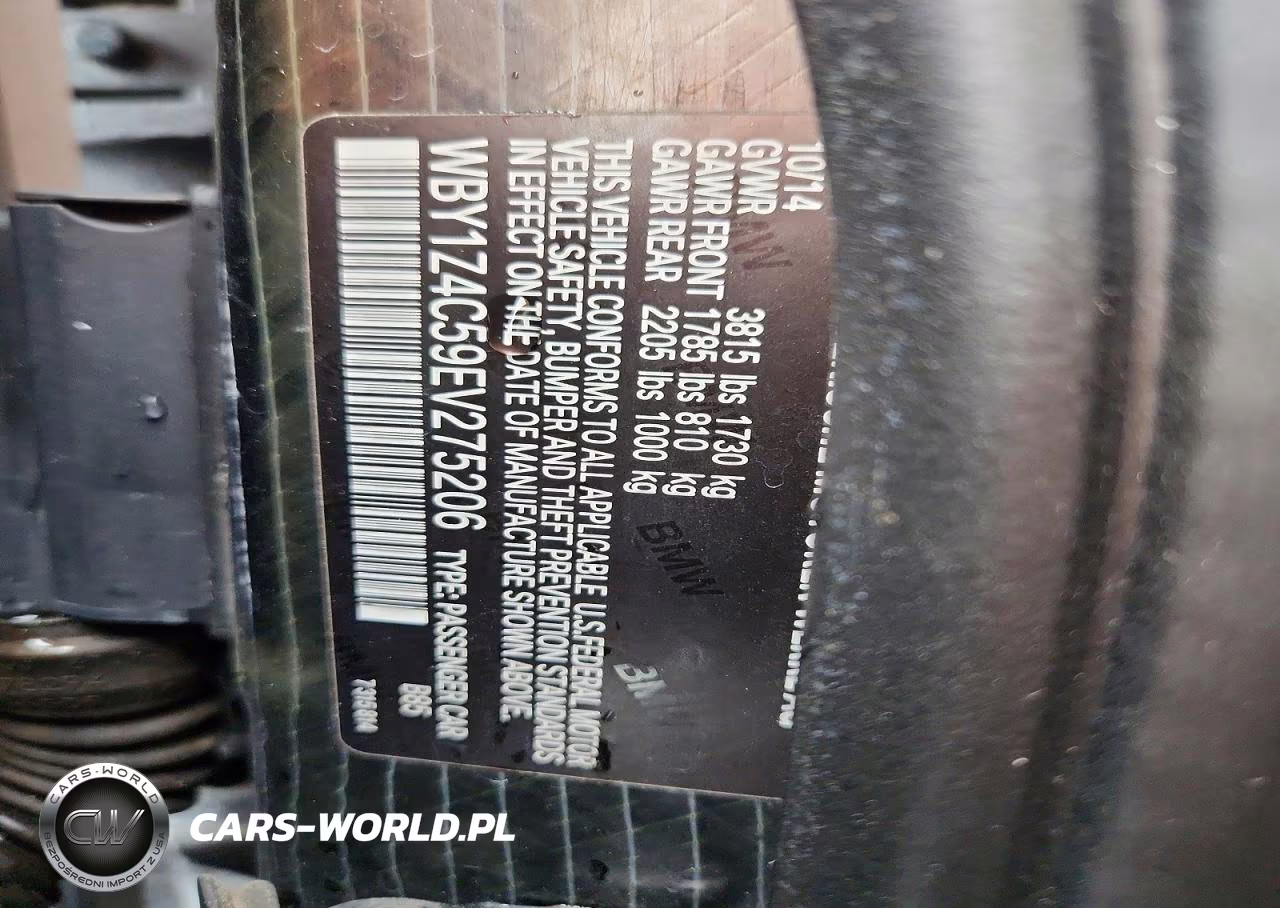2014 BMW I3 Rex VIN:WBY1Z4C59EV275206 - 12