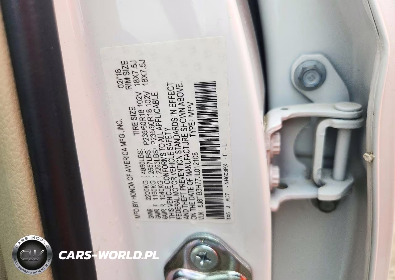 2018 Acura Rdx Advance VIN:5J8TB3H77JL012108 - 13