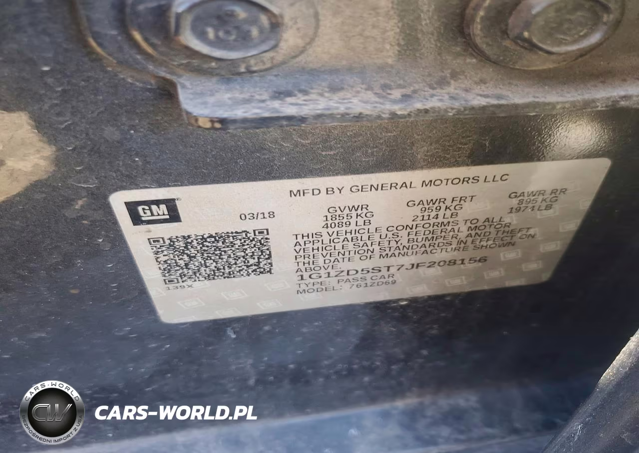 2018 Chevrolet Malibu Lt VIN:1G1ZD5ST7JF208156 - 12