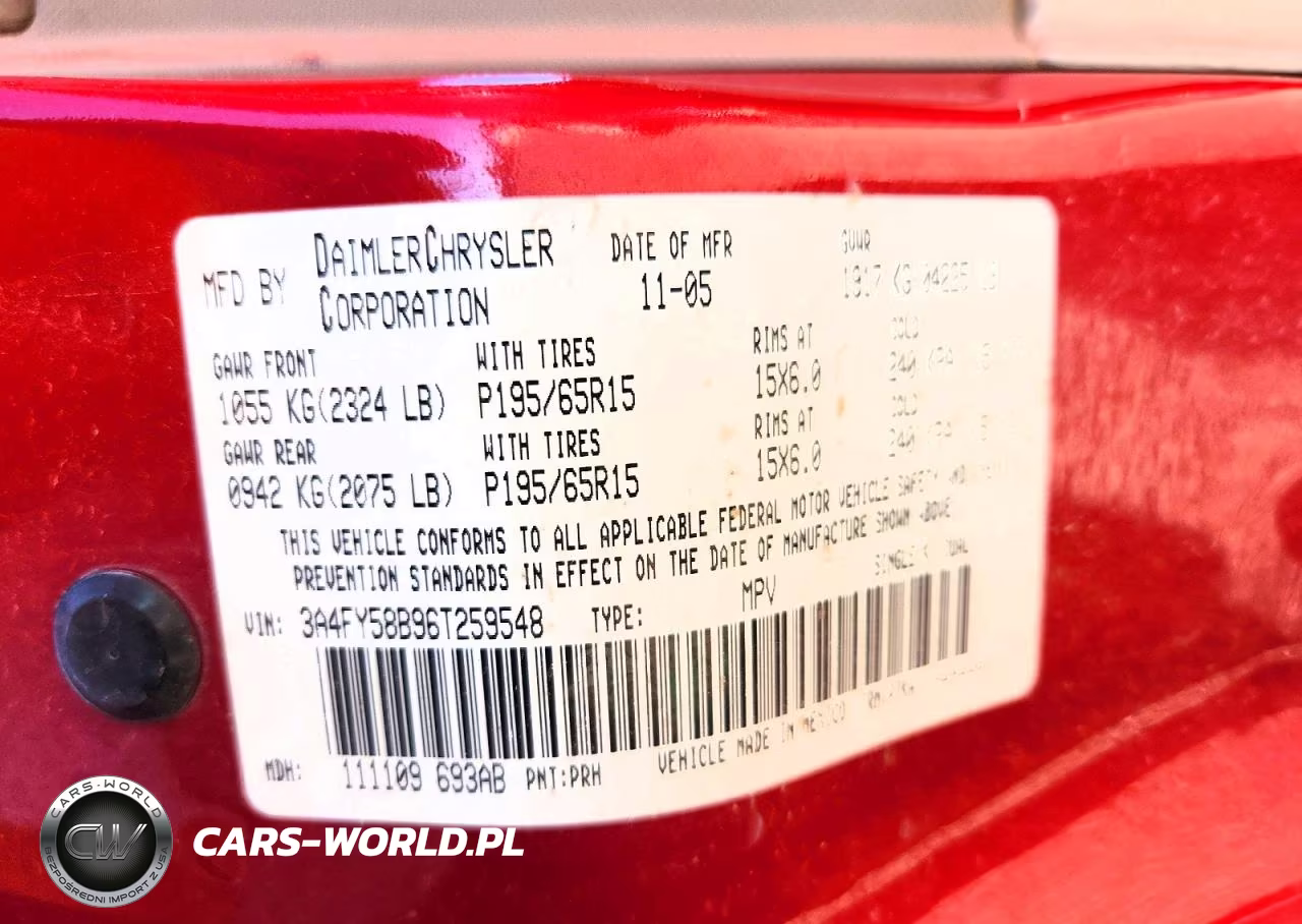 2006 Chrysler Pt Cruiser Touring VIN:3A4FY58B96T259548 - 12