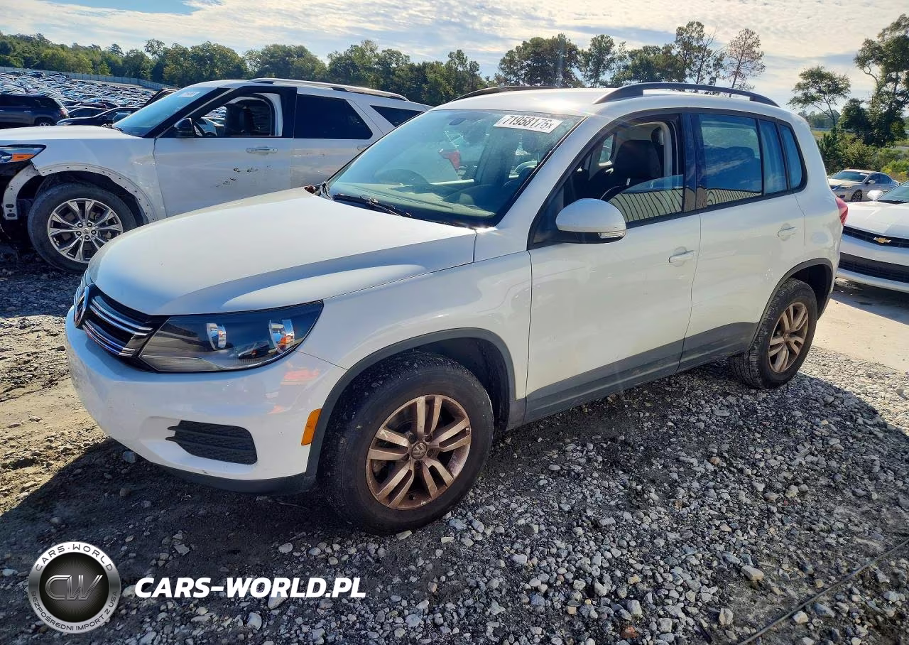 2017 Volkswagen Tiguan S VIN:WVGAV7AXXHW508443 - 1