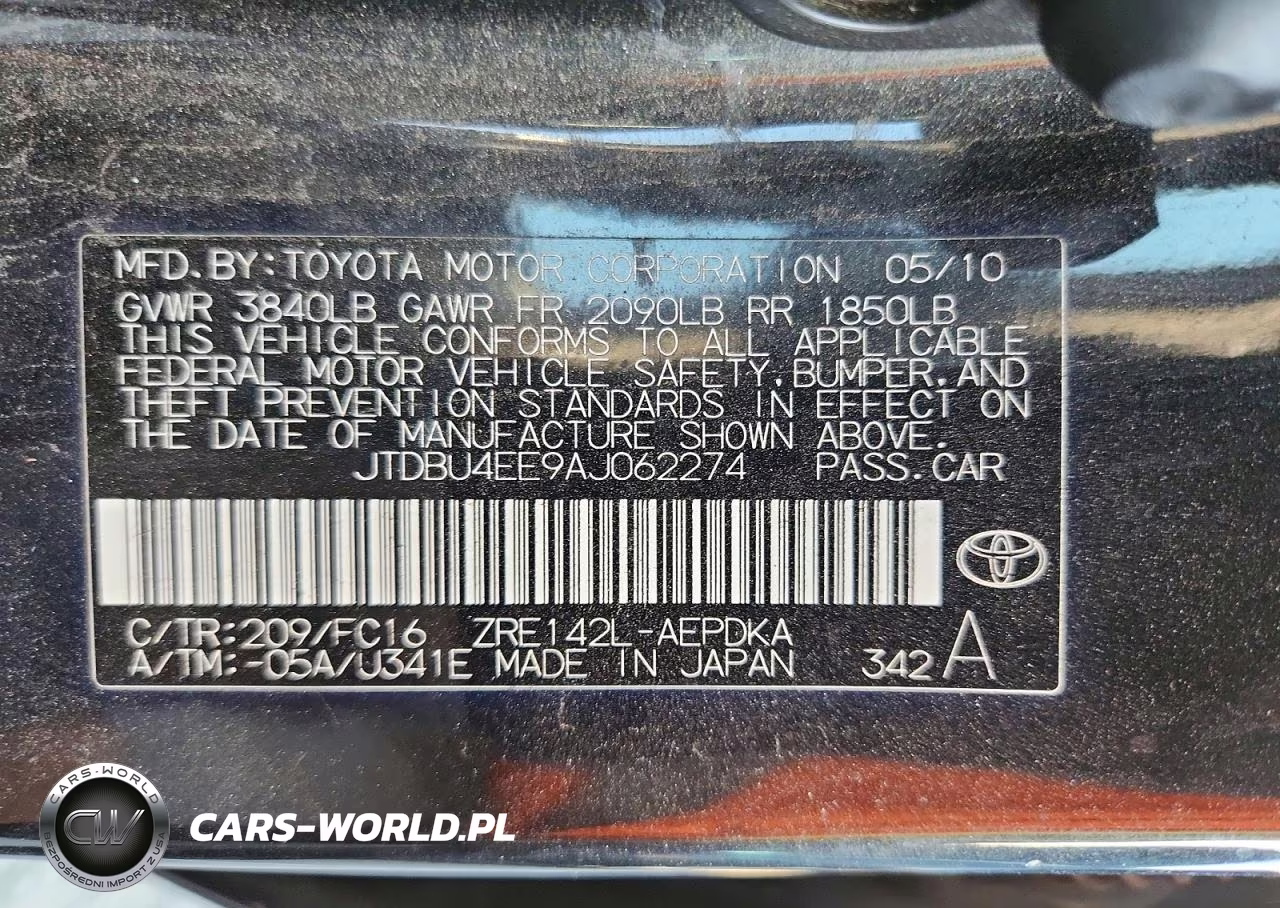2010 Toyota Corolla Le VIN:JTDBU4EE9AJ062274 - 12