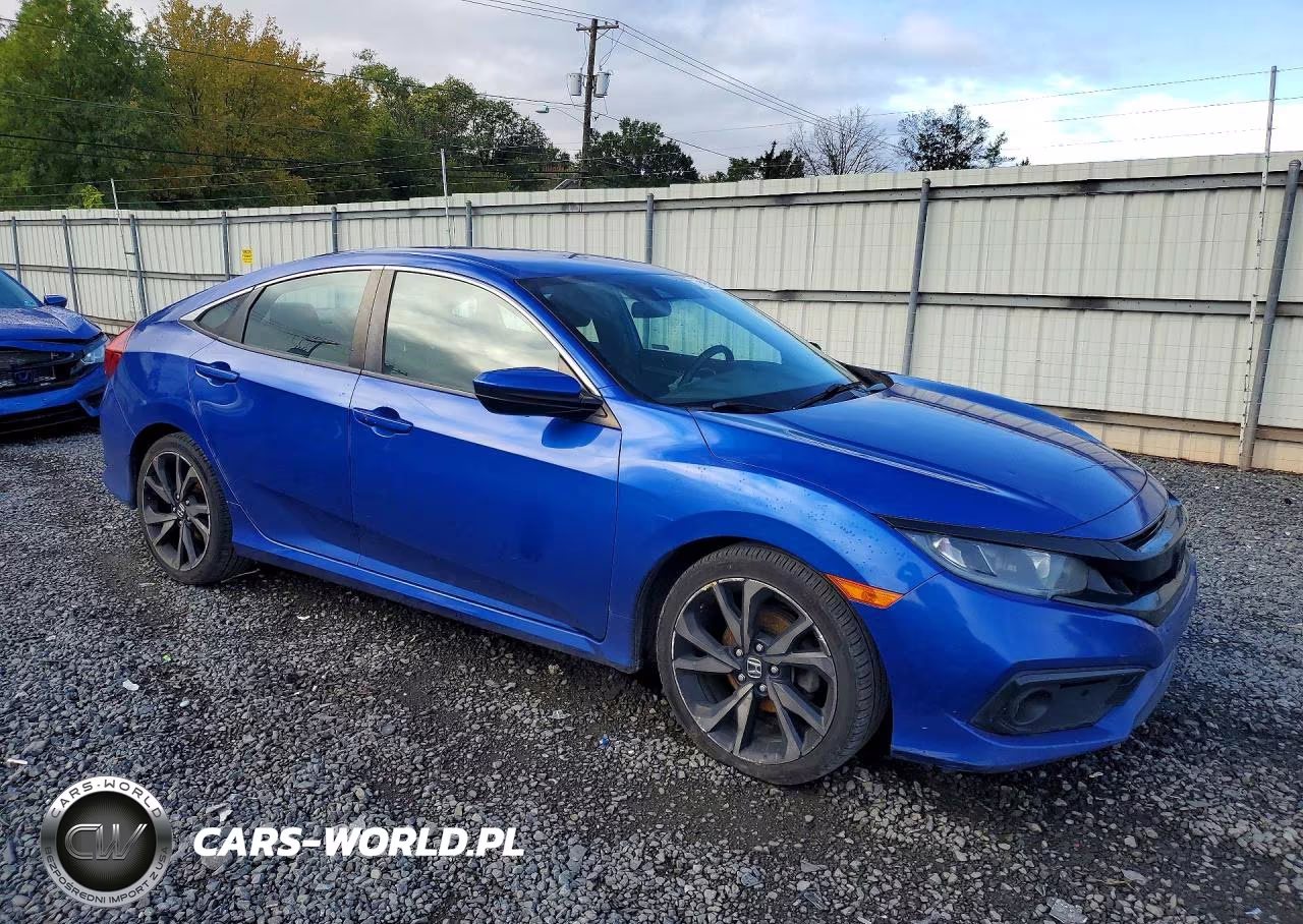 2019 Honda Civic Sport VIN:2HGFC2F83KH554997 - 4