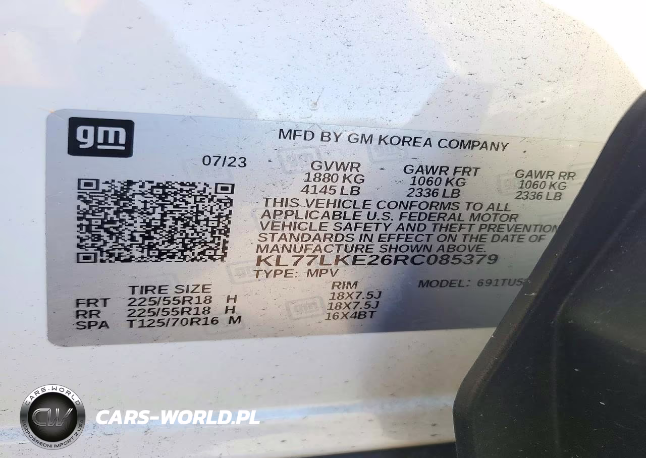 2024 Chevrolet Trax Activ VIN:KL77LKE26RC085379 - 13