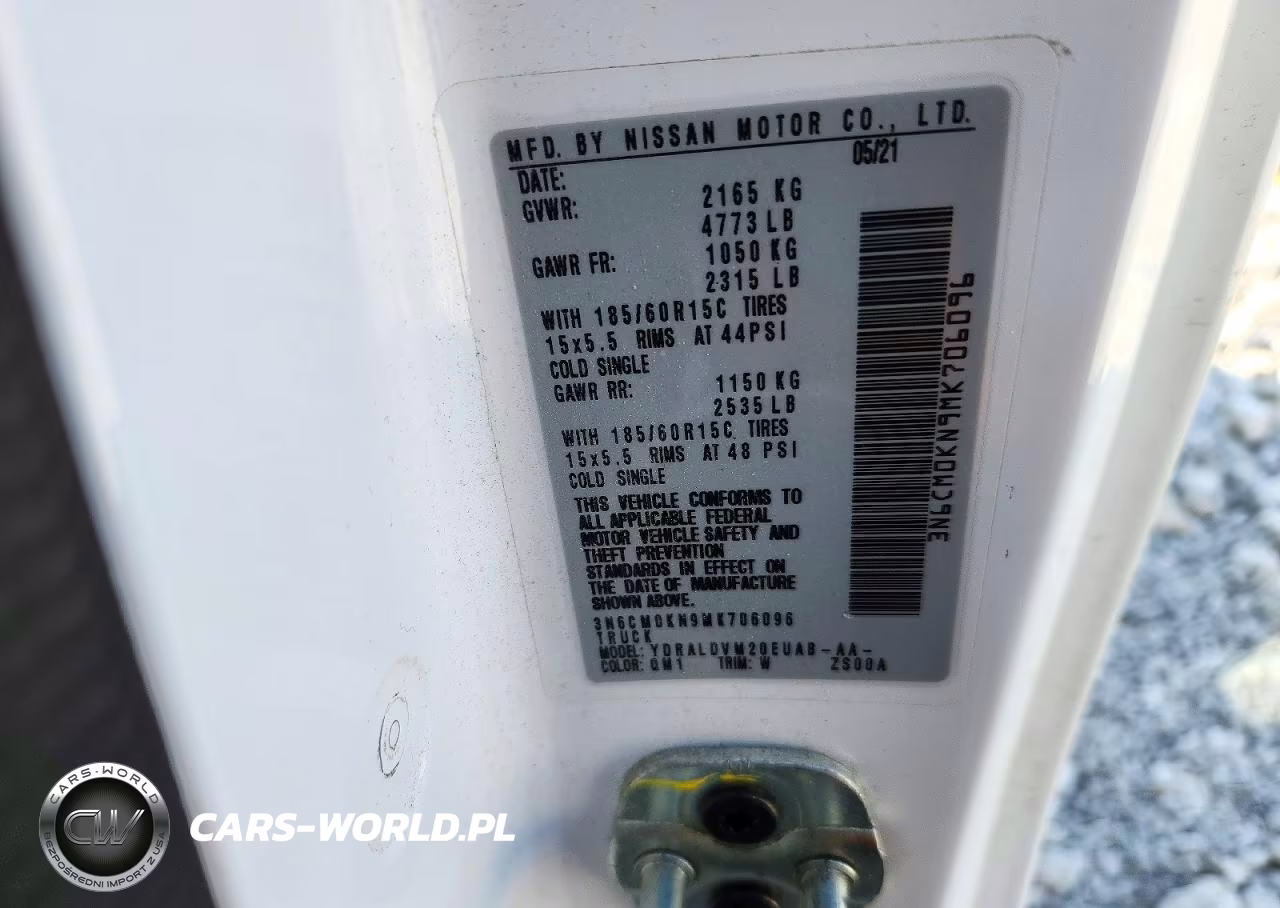 2021 Nissan Nv200 Van VIN:3N6CM0KN9MK706096 - 14