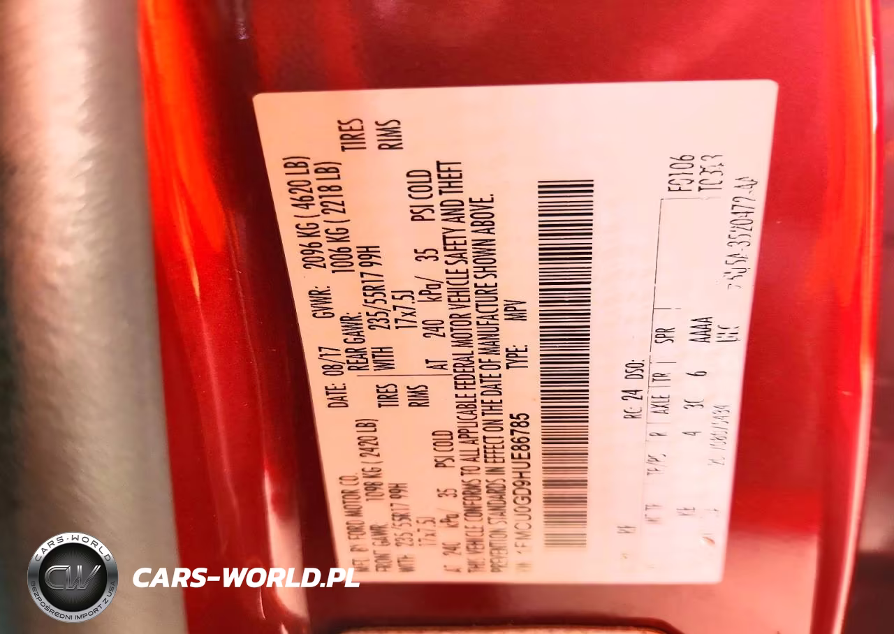 2017 Ford Escape Se VIN:1FMCU0GD9HUE86785 - 13
