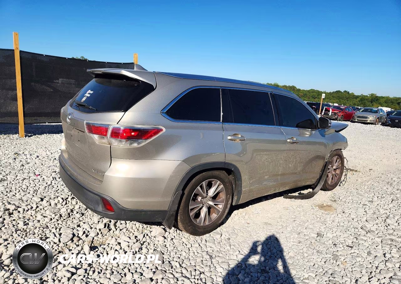 2015 Toyota Highlander Xle VIN:5TDJKRFHXFS114142 - 3