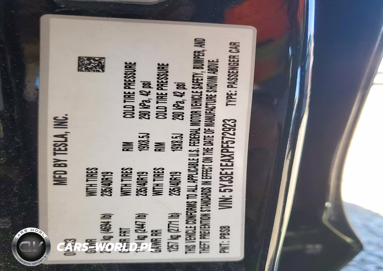 2023 Tesla Model 3 VIN:5YJ3E1EAXPF572923 - 12