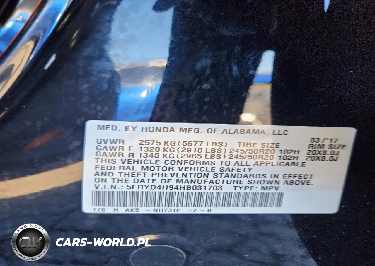 2017 Acura Mdx Advance VIN:5FRYD4H94HB031703 - 12