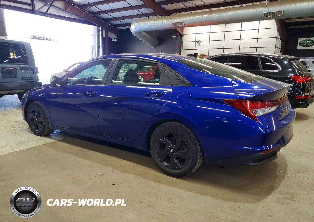 2023 Hyundai Elantra Hybrid Blue VIN:KMHLM4AJ3PU045044 - 2