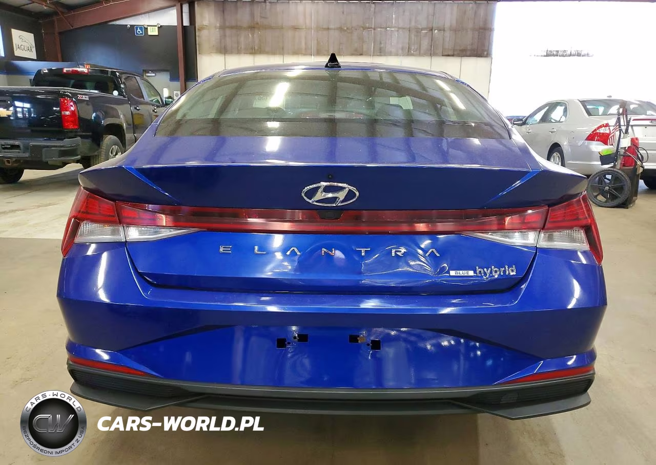 2023 Hyundai Elantra Hybrid Blue VIN:KMHLM4AJ3PU045044 - 6