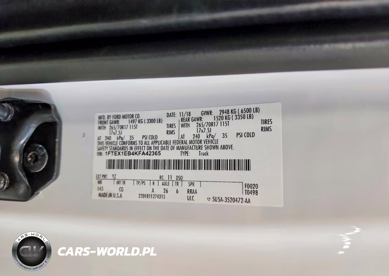 2019 Ford F150 Super Cab VIN:1FTEX1EB4KFA42365 - 12