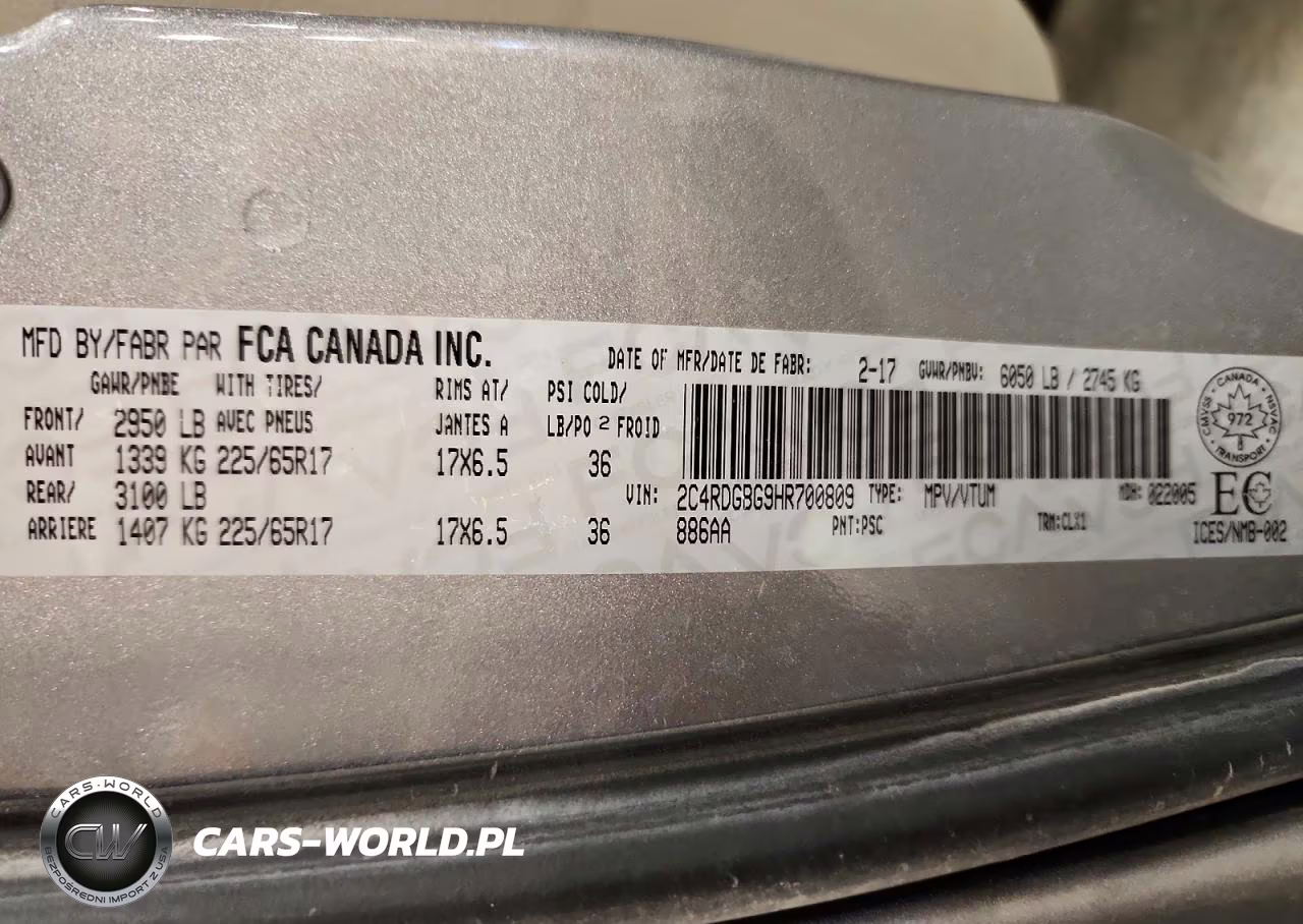 2017 Dodge Grand Caravan Se VIN:2C4RDGBG9HR700809 - 14