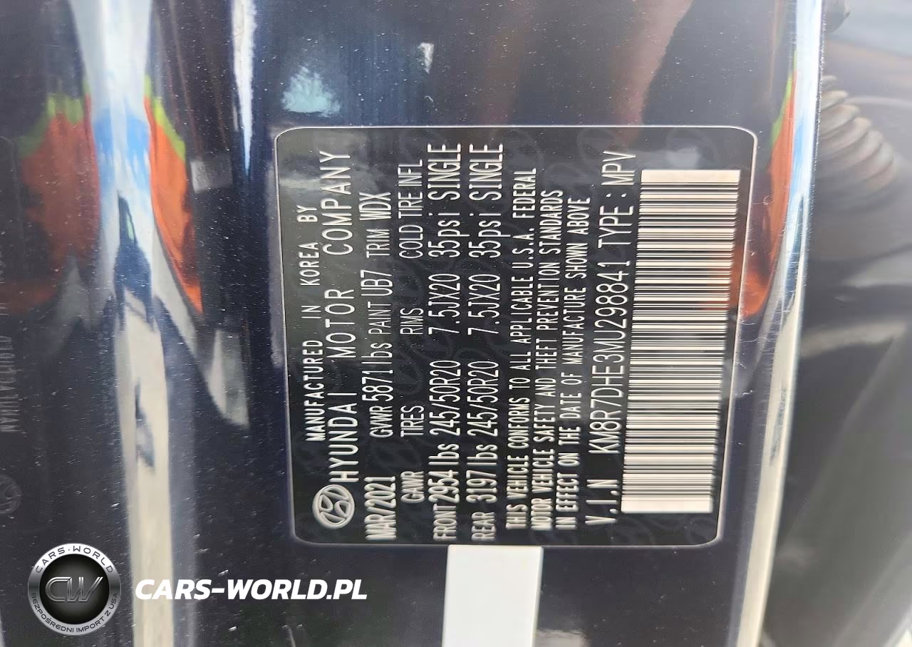 2021 Hyundai Palisade Calligraphy VIN:KM8R7DHE3MU298841 - 12