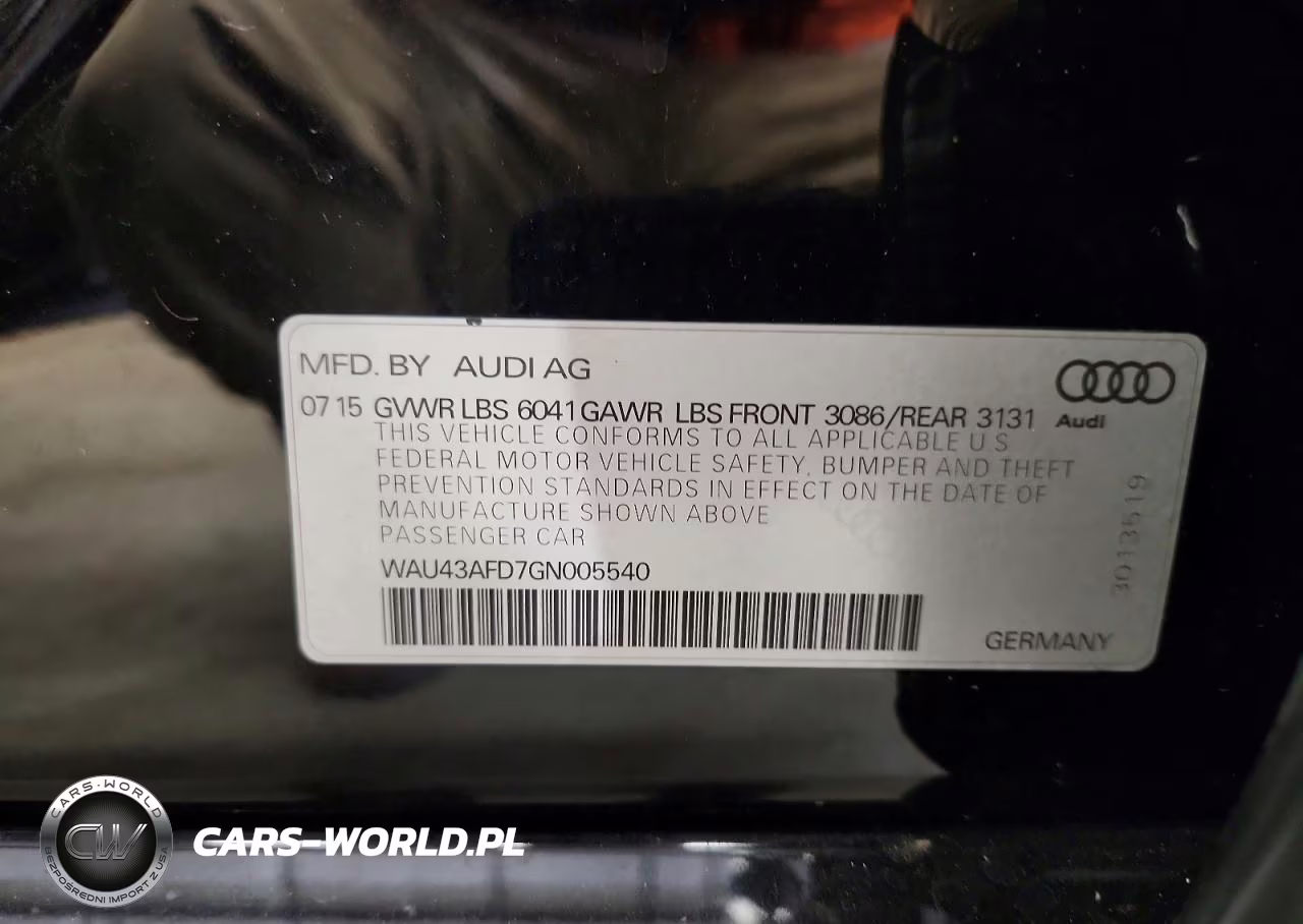 2016 Audi A8 L Quattro VIN:WAU43AFD7GN005540 - 12
