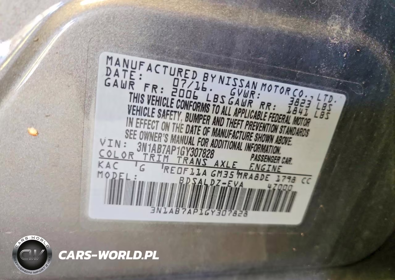 2016 Nissan Sentra Sv VIN:3N1AB7AP1GY307828 - 12