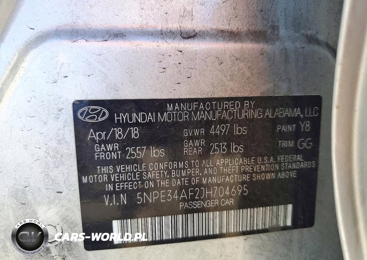 2018 Hyundai Sonata Limited VIN:5NPE34AF2JH704695 - 12