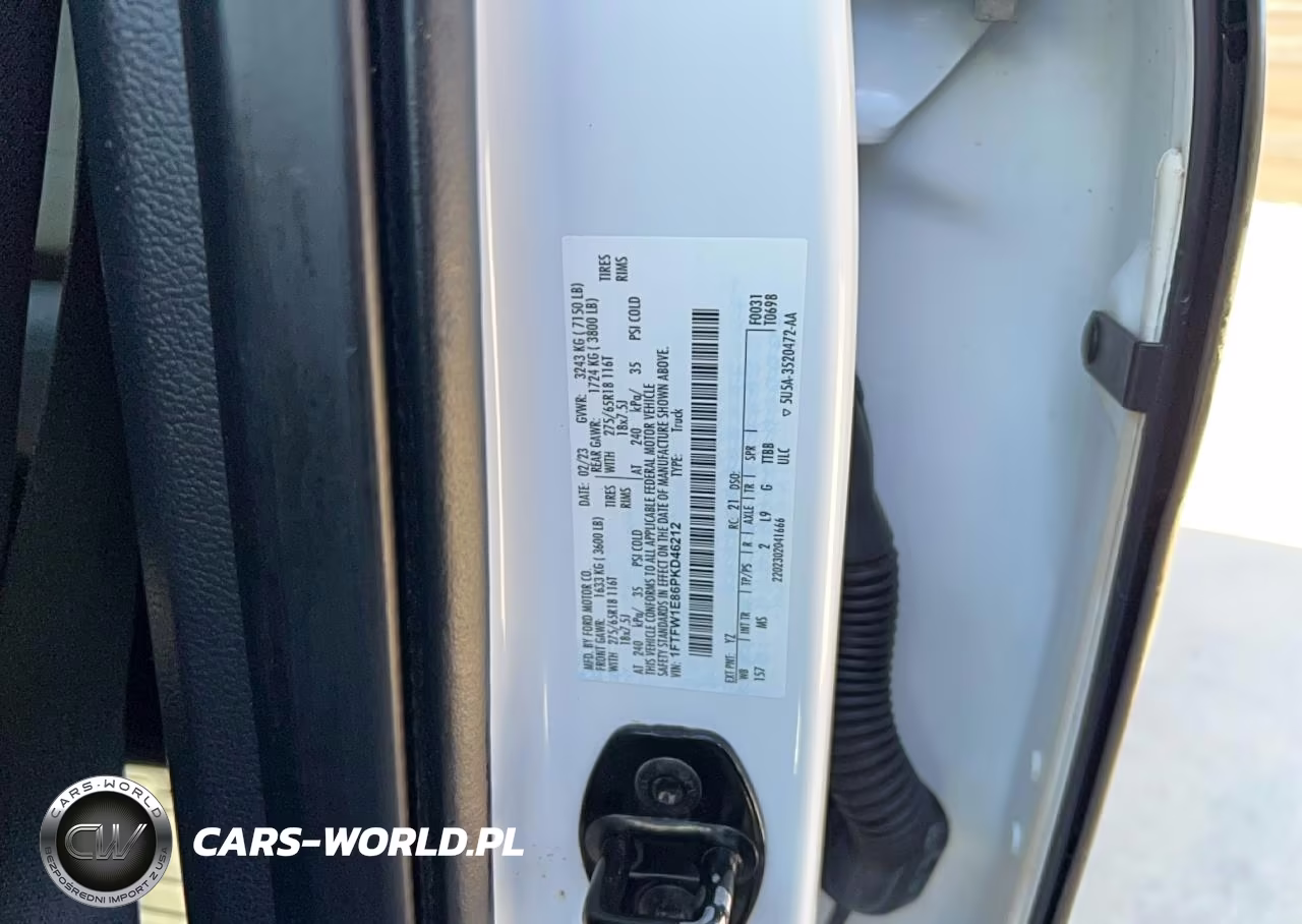 2023 Ford F150 Supercrew VIN:1FTFW1E86PKD46212 - 10