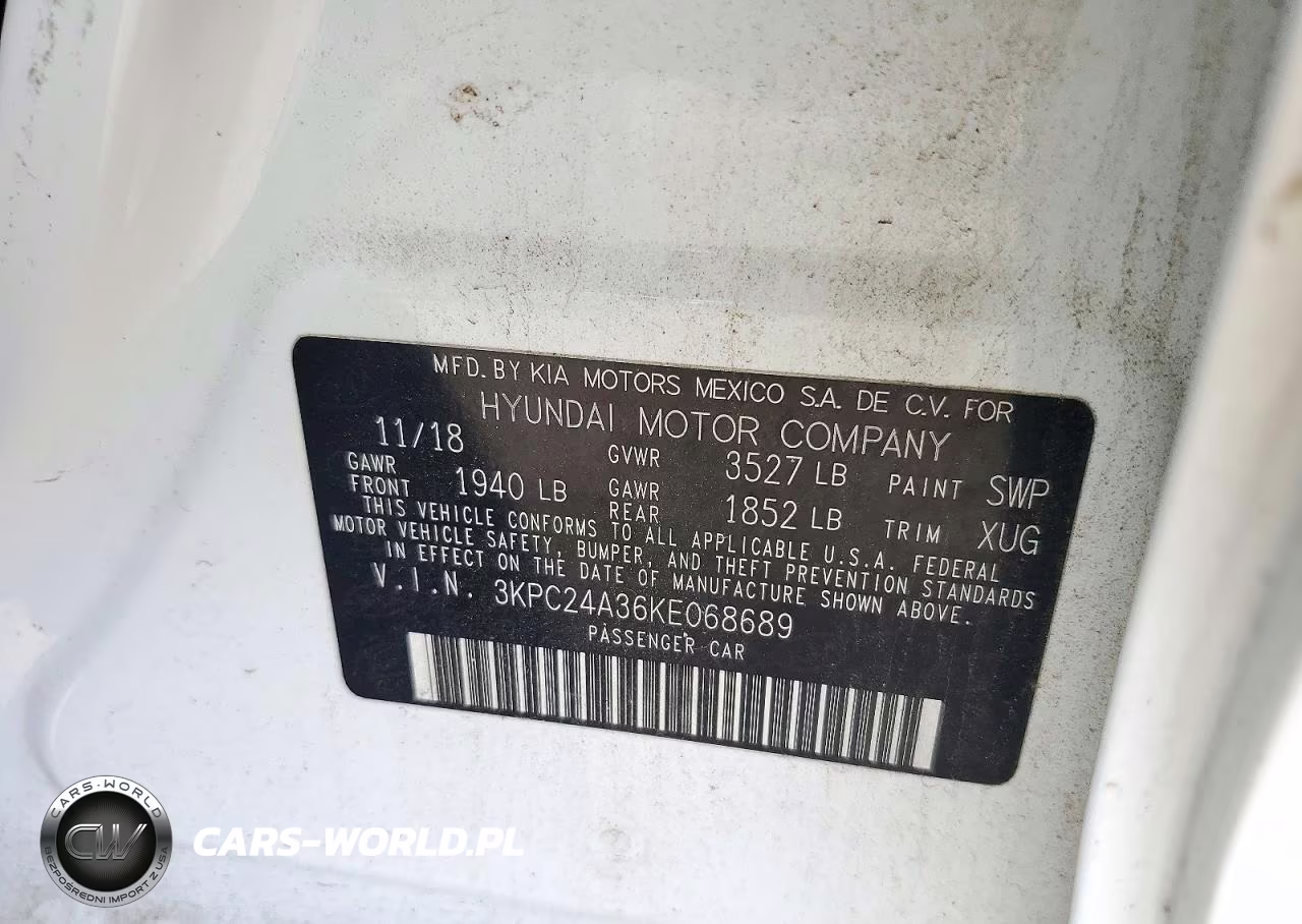 2019 Hyundai Accent Sel VIN:3KPC24A36KE068689 - 12