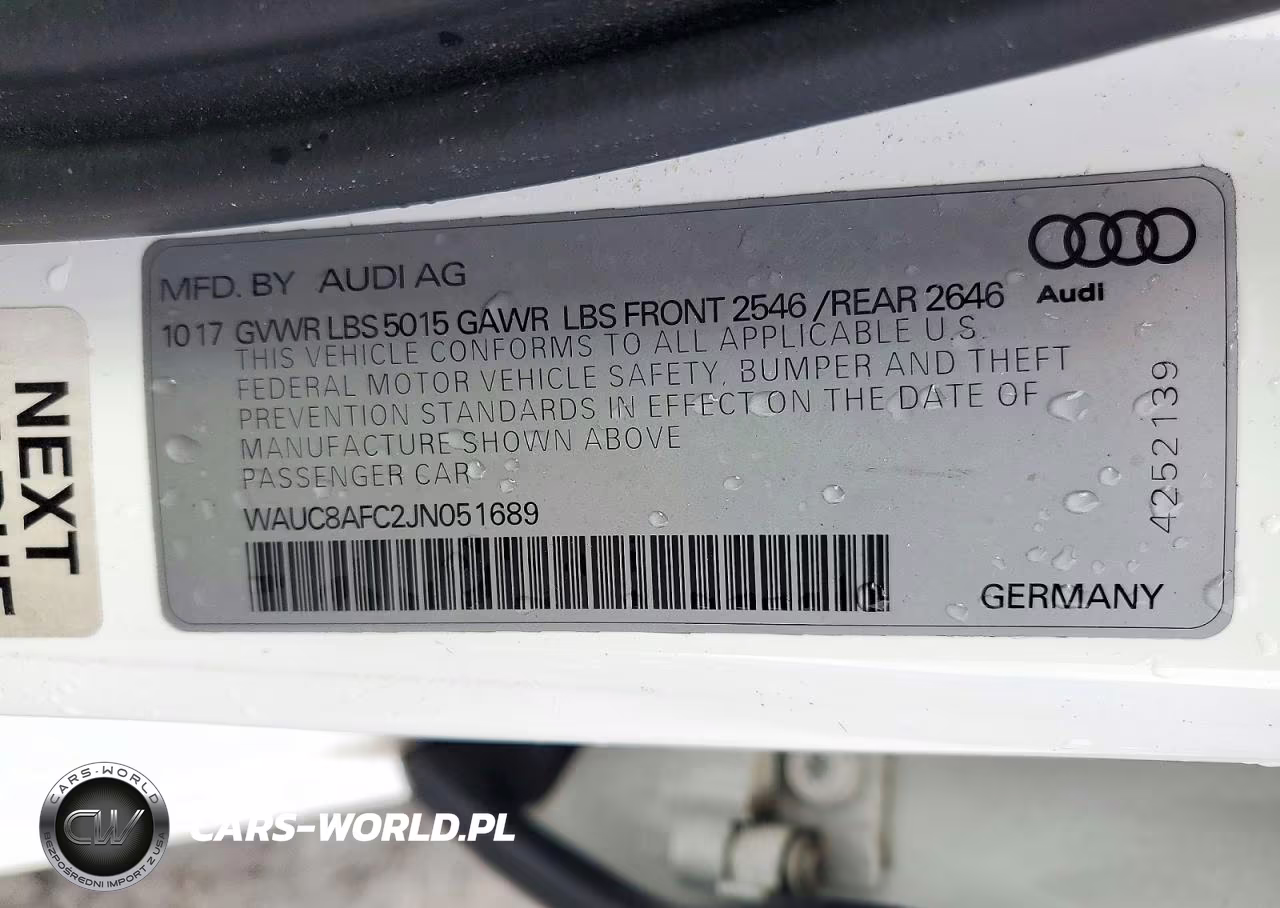 2018 Audi A6 Premium VIN:WAUC8AFC2JN051689 - 12
