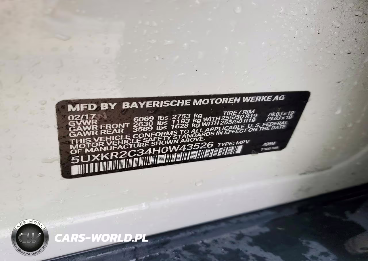 2017 BMW X5 Sdrive35I VIN:5UXKR2C34H0W43526 - 13