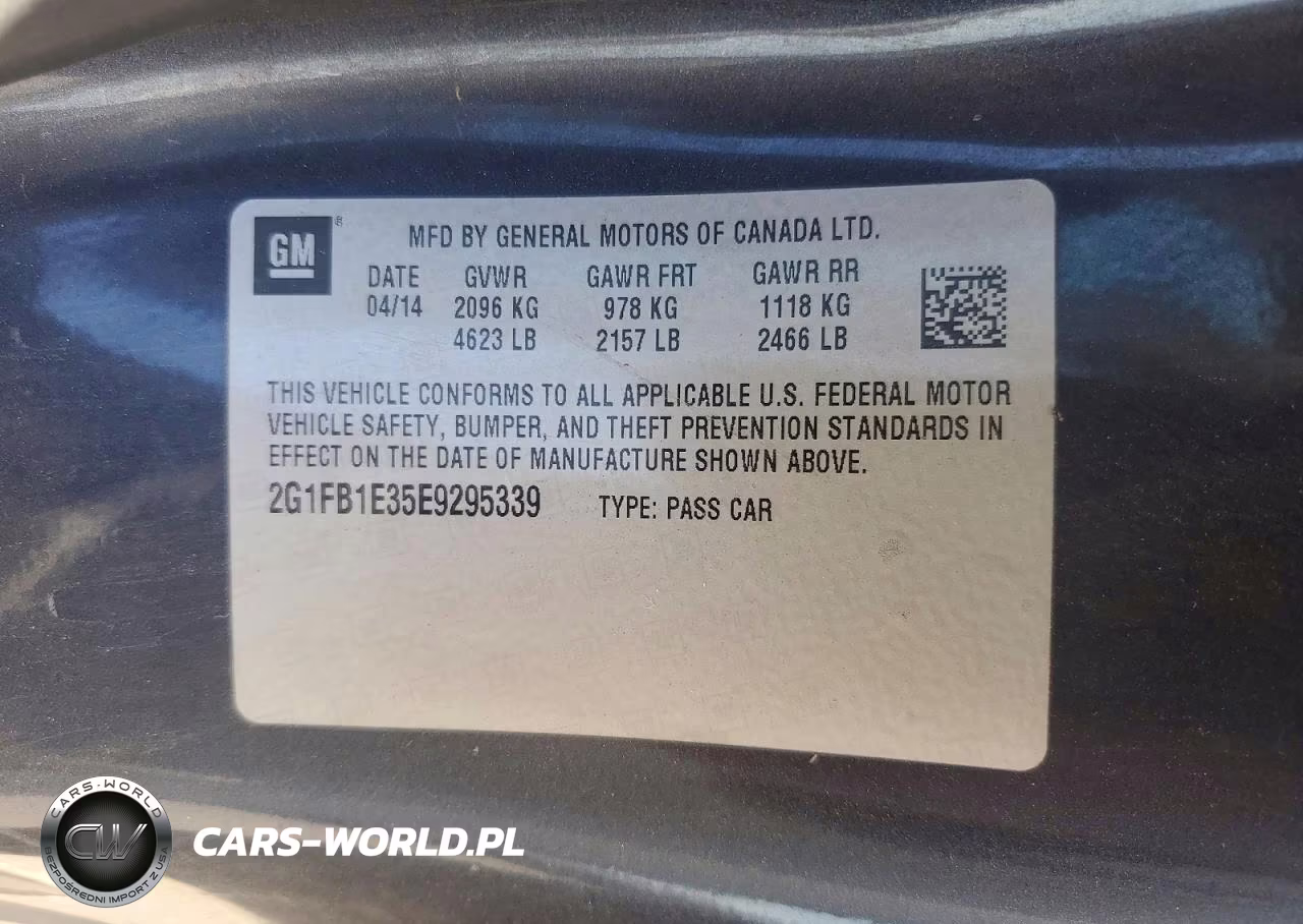 2014 Chevrolet Camaro Lt VIN:2G1FB1E35E9295339 - 12