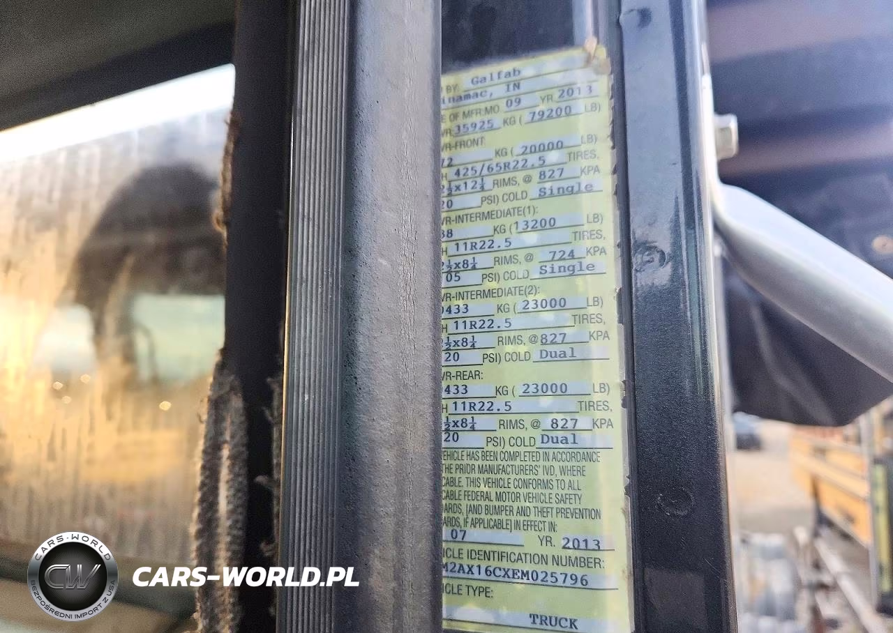 2014 Mack Gu800 Truck Cab And Chassis VIN:1M2AX16CXEM025796 - 12