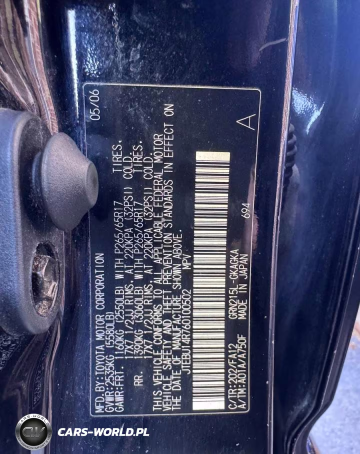 2006 Toyota 4Runner Sr5 VIN:JTEBU14R760100502 - 10