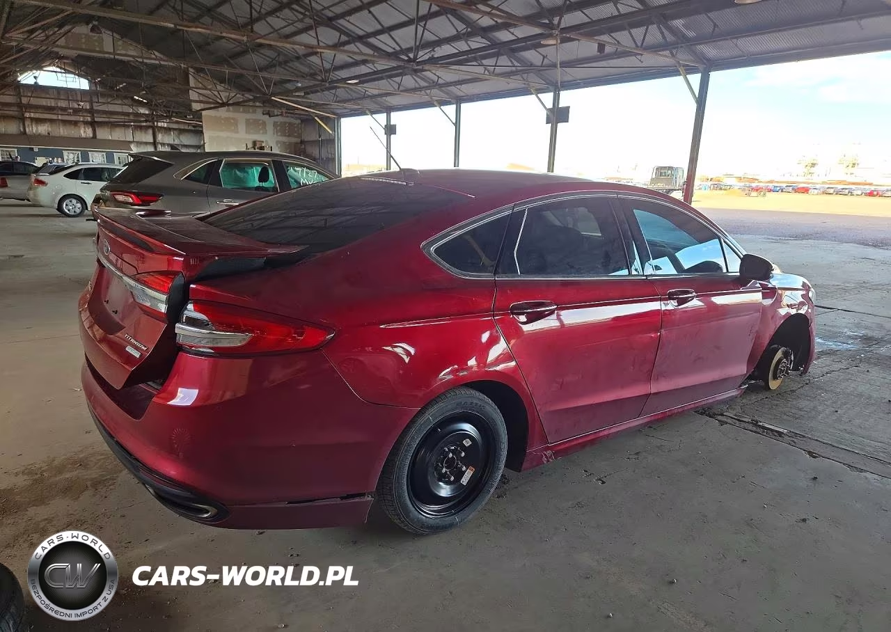 2017 Ford Fusion Titanium VIN:3FA6P0K92HR102516 - 3