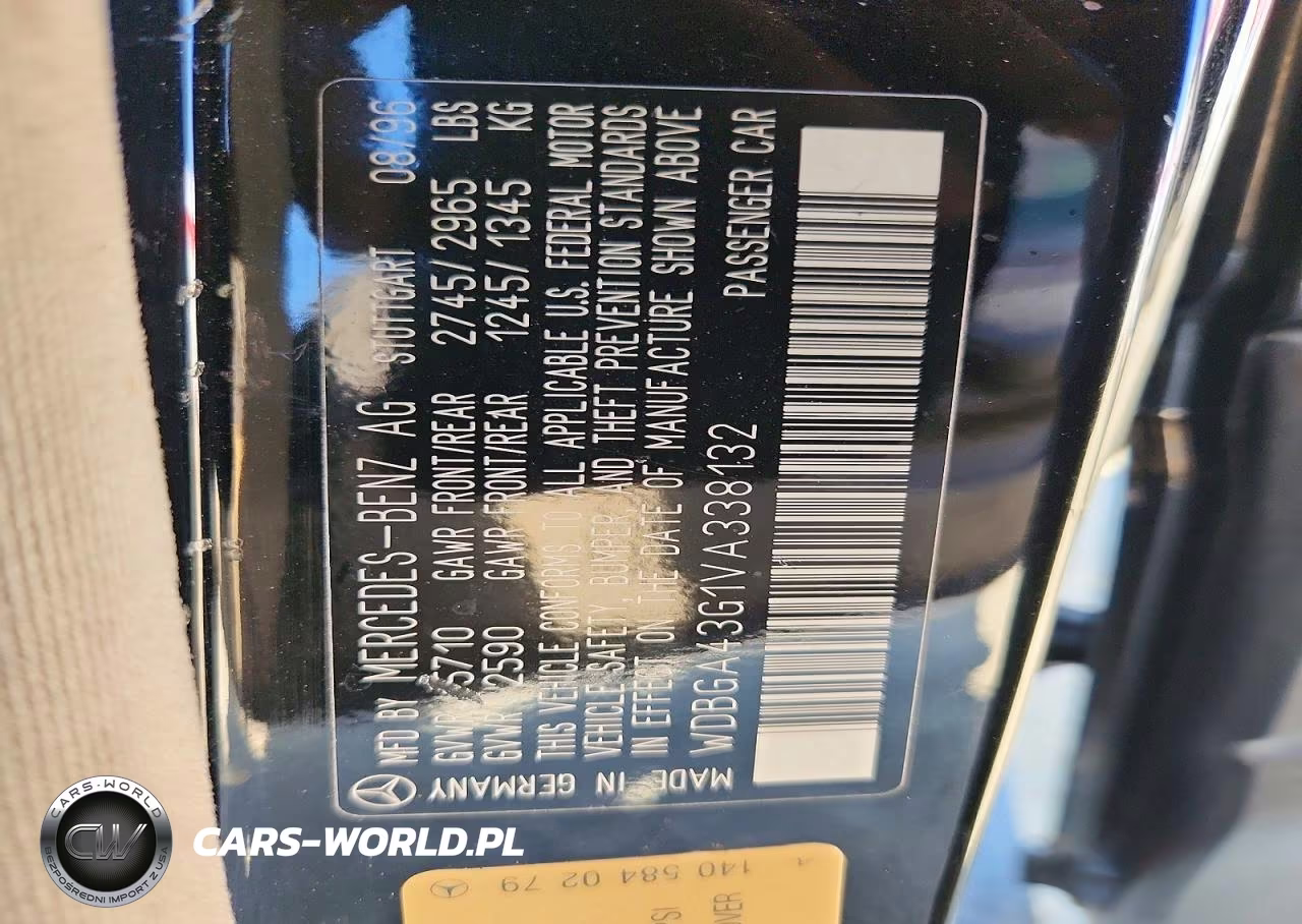 1997 Mercedes-Benz S 420 VIN:WDBGA43G1VA338132 - 12