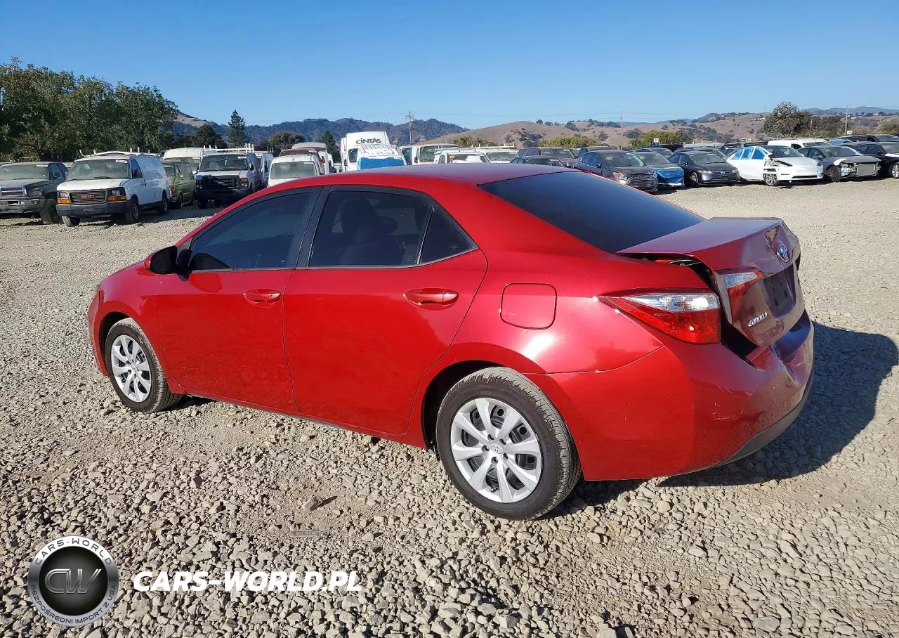 2016 Toyota Corolla Le VIN:5YFBURHE7GP392539 - 2