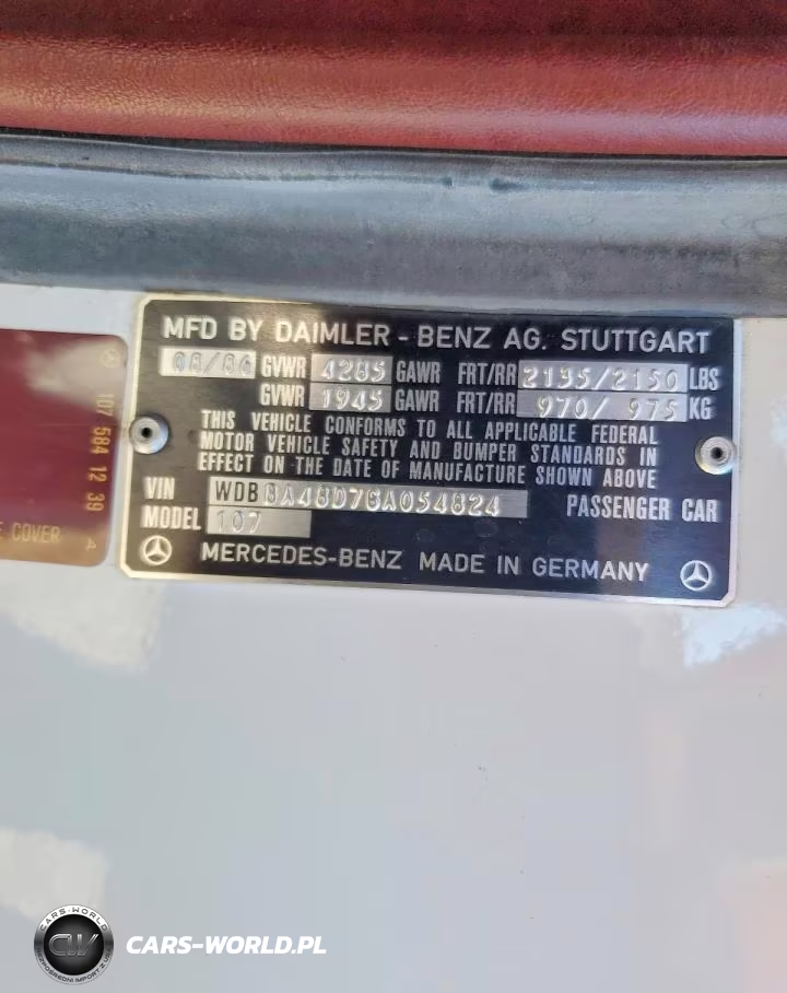 1986 Mercedes-Benz 560 Sl VIN:WDBBA48D7GA054824 - 12