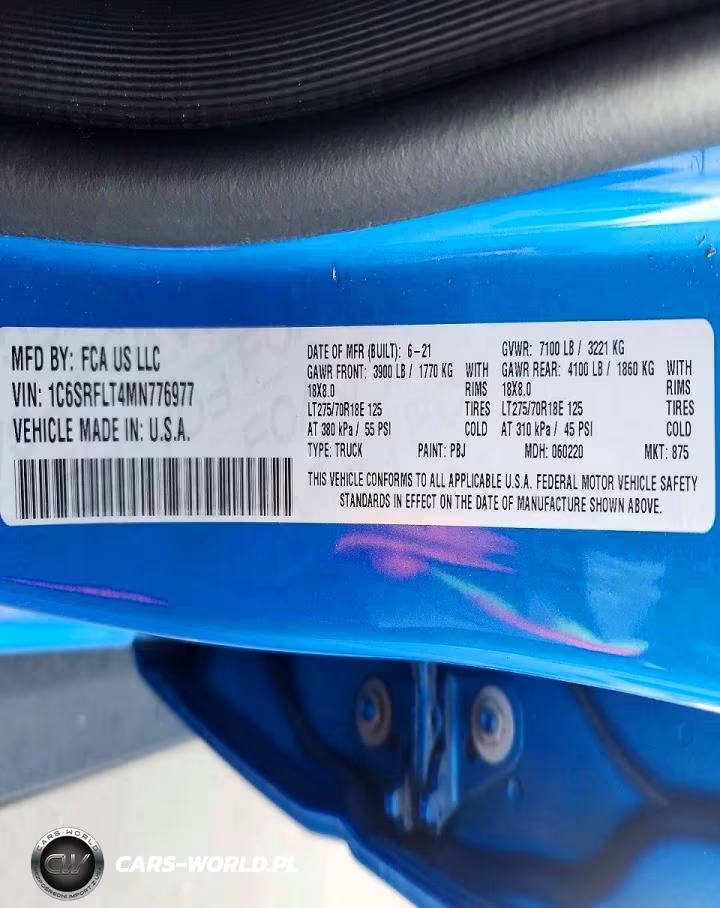 2021 Ram 1500 Rebel VIN:1C6SRFLT4MN776977 - 12