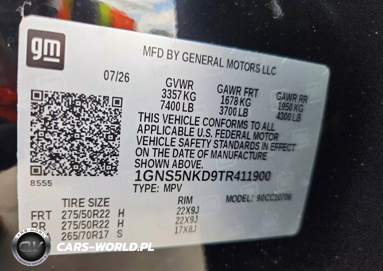 2026 Chevrolet Tahoe C1500 Lt VIN:1GNS5NKD9TR411900 - 13