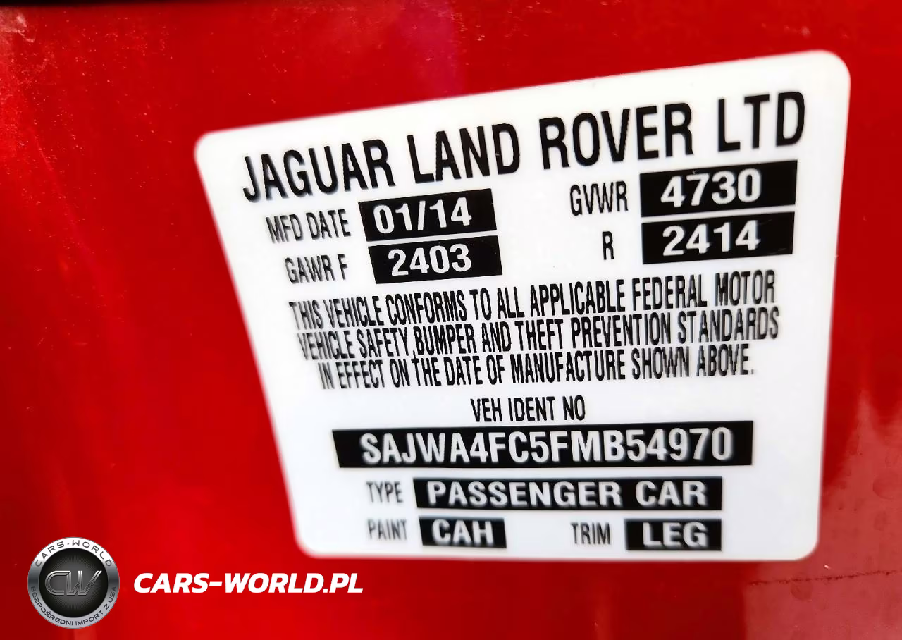 2015 Jaguar Xkr VIN:SAJWA4FC5FMB54970 - 12