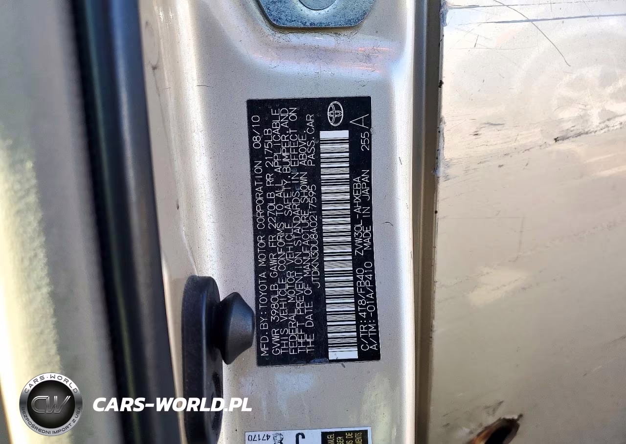 2010 Toyota Prius Ii VIN:JTDKN3DU8A0217595 - 12