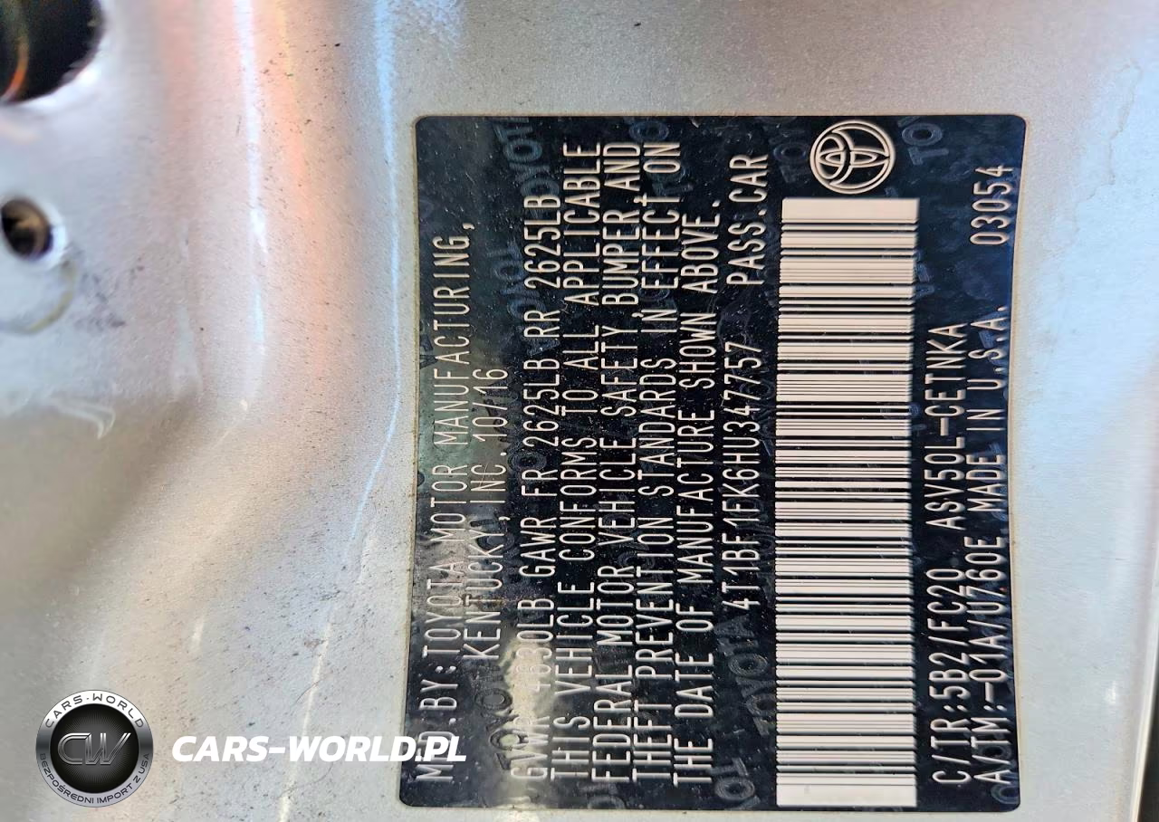 2017 Toyota Camry Le VIN:4T1BF1FK6HU347757 - 13