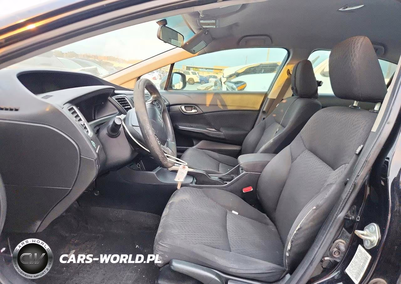 2015 Honda Civic Lx VIN:19XFB2F54FE087873 - 7