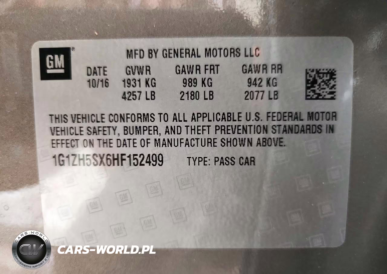 2017 Chevrolet Malibu Premier VIN:1G1ZH5SX6HF152499 - 12
