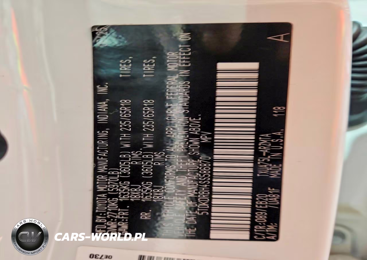 2025 Toyota Highlander Xle VIN:5TDKDRBH4SS586870 - 14