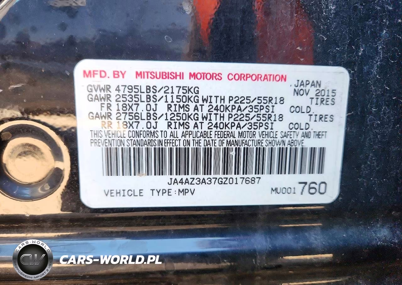 2016 Mitsubishi Outlander Se VIN:JA4AZ3A37GZ017687 - 13