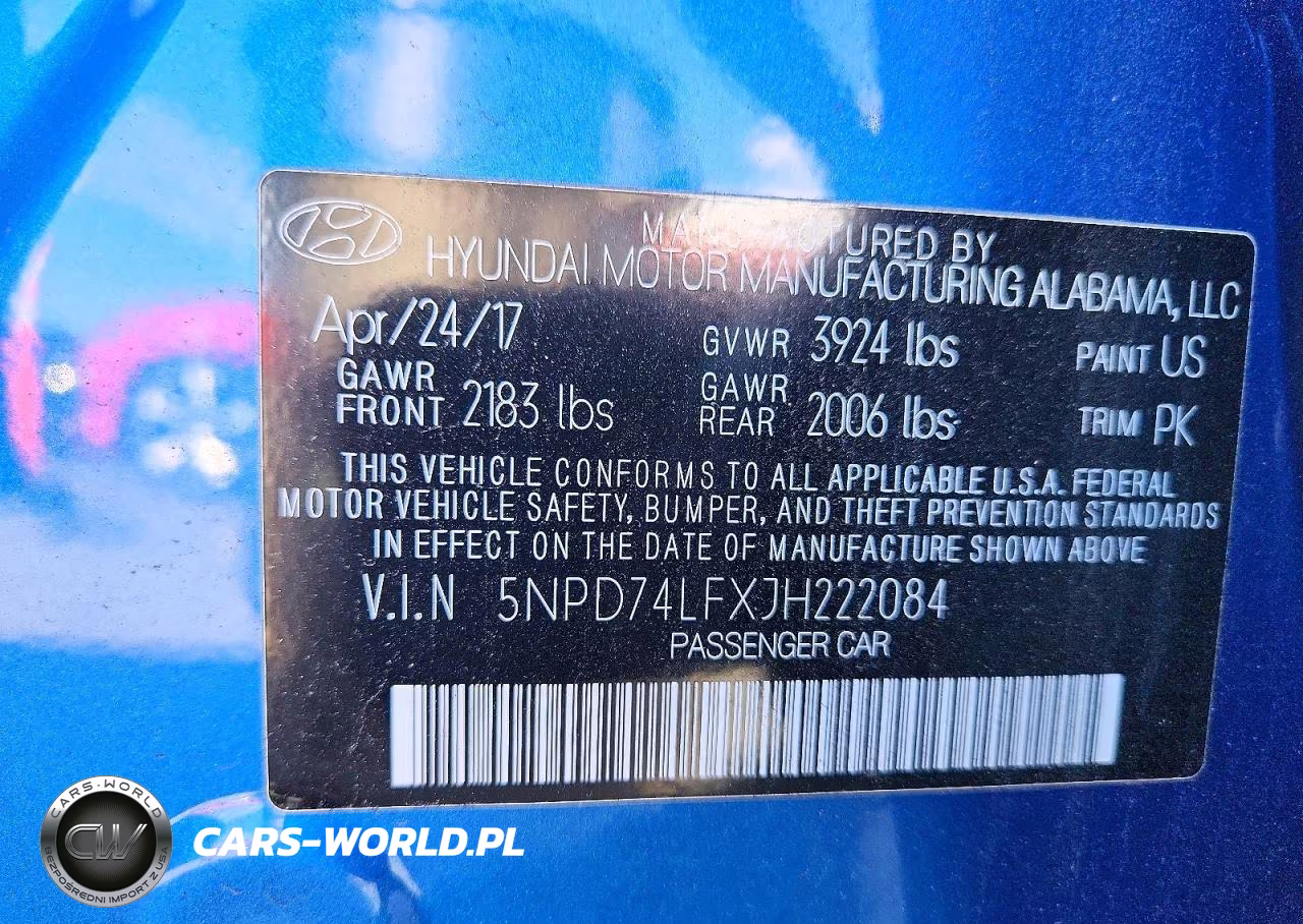 2018 Hyundai Elantra Se VIN:5NPD74LFXJH222084 - 12